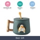 thumbnail image 5 of Taza de café de cerámica, taza con patrón de animal Shiba Inu 3D, mango de diseño de madera interesante y cuchara a juego, muy adecuada para regalos-420 ml., 5 of 5