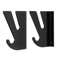 Magideal - Estante De Pared Para Monopatín, Colgador De Pared Para Snowboard, Organizador, Soporte Para Tabla De Surf, Soporte Para Esquís, Tabla De Skate, Garaj Negro