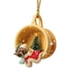 thumbnail image 2 of Adorno Colgante De Perro De Navidad, Estatuas Colgantes De árbol De Navidad Para Decoraciones De Bolsos, Estilo C, 2 of 3