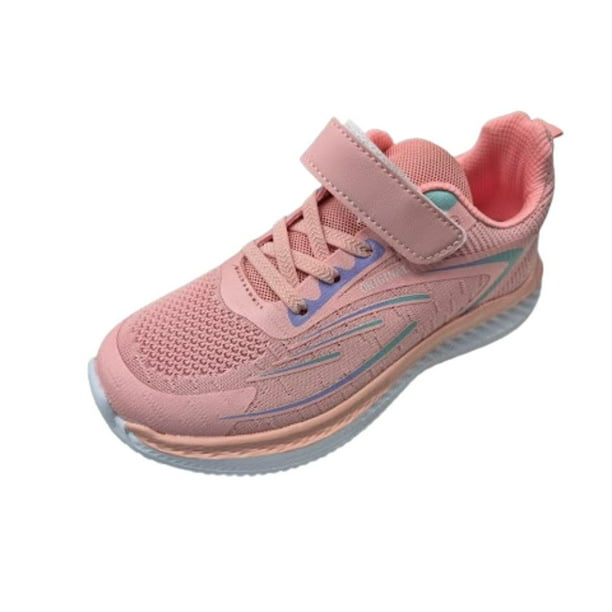 Zapatilla Deportiva Niña Velcro Rosado