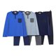 thumbnail image 1 of Pack 3 Pijamas De Hombre Franela Liso, 1 of 2
