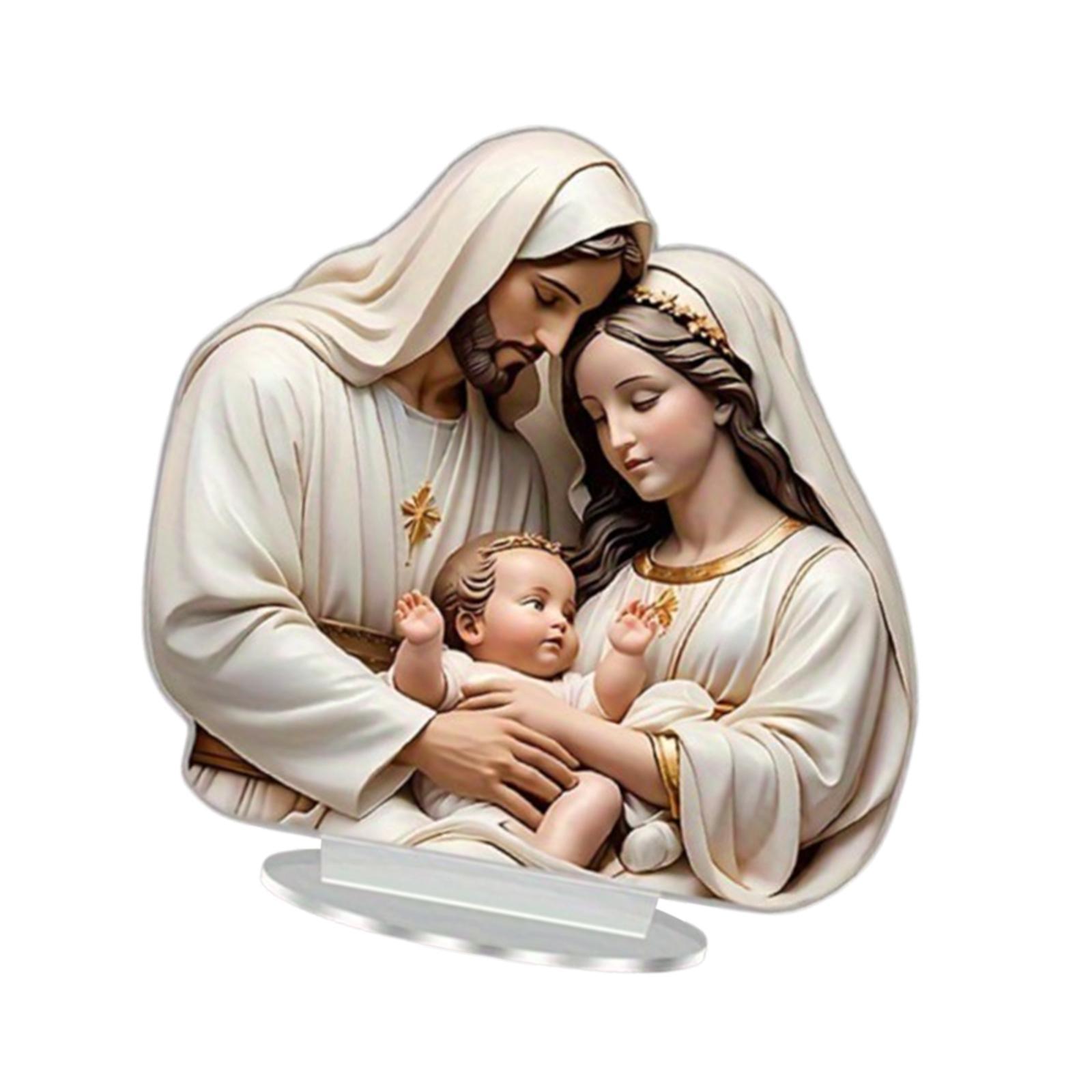 Bothyi - Centro De Mesa Navideño Con El Nacimiento De Jesús, Decoración Navideña Ligera