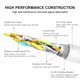 thumbnail image 3 of Cable Ethernet Yauhody CAT 8 de 10 pies, 40 Gbps, 2000 MHz, SFTP, blanco, 3 of 7