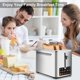 thumbnail image 5 of Tostadora Teirdth con pantalla táctil, 2 rebanadas, 900 W, 120 V, acero inoxidable, 5 of 7