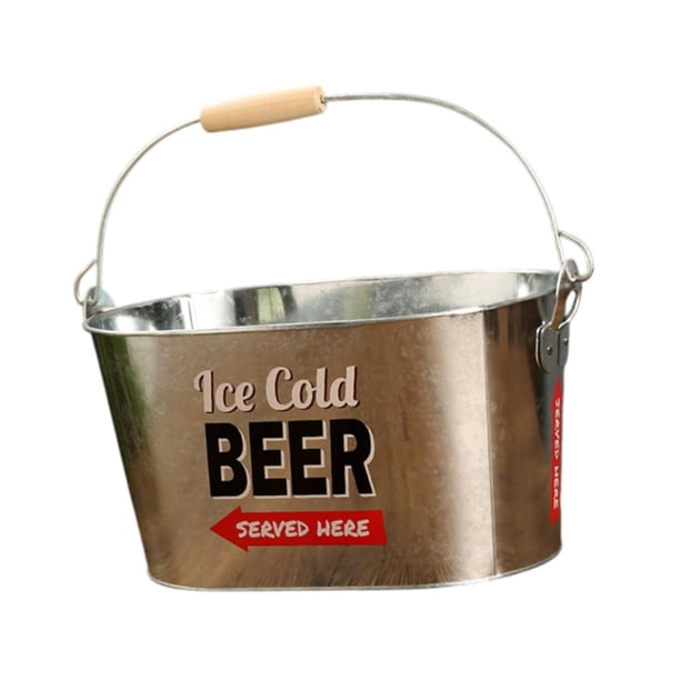 Eisbucker con Un Mango de Vino Frío Mantiene El Recorte de Hielo de Recipientes de Enfriamiento de Champán Más Largos Bañera de Bebidas Aisladas para cerveza helada