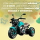 thumbnail image 5 of Moto Eléctrica Para Niños Motocicleta Clásica Luz Y Sonidos Cian, 5 of 5