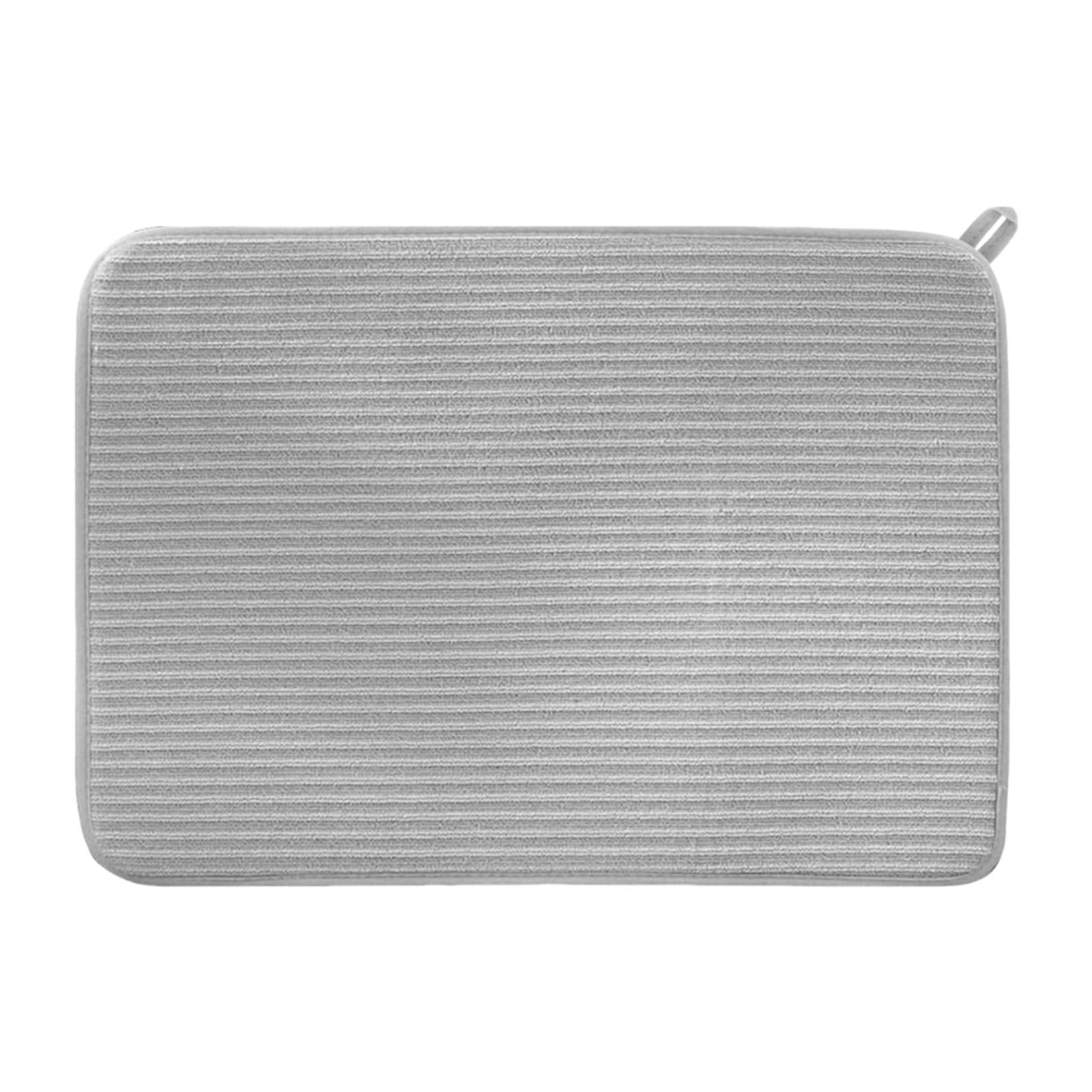 Magideal - Tapete De Secado Para Platos Escurridor De Utensilios Esterilla De Almacenamiento Protector De Mesa Y Base Antideslizante De Secado Rápido Adecuado P 38x50cm