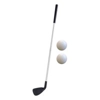 Magideal - Chipper De Golf Con Eje De Metal, Cuña De Golf Telescópica Portátil Para Diestros Con 2 Pelotas De Golf Para Principiantes, Adultos Y Niños, Regalo De