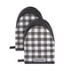 thumbnail image 1 of Juego de 2 guantes de cocina KitchenAid Gingham Onyx Black, 1 of 3