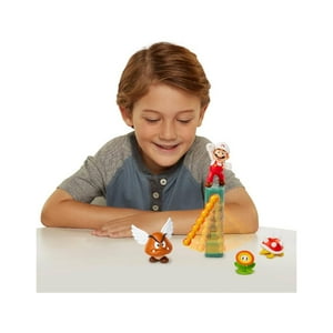 Playset Nintendo Diorama Castillo Lava Con Figuras De Acción