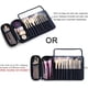 thumbnail image 2 of (Negro) - Bolsa de maquillaje, soporte para brochas de maquillaje para mujer, bolsa de cosméticos multifuncional, organizador de herramientas de maquillaje y manicura, organizador de cosméticos portát, 2 of 7
