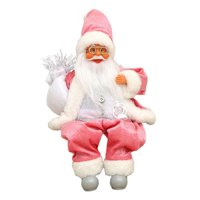 Magideal - Figurita De Papá Noel Sentado, Escena Navideña, Colección De Figuras, Artesanías, Regalo De Festival, Decoración Decorativa De Navidad, Adorno Para In 20X10X10 Cm