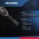 thumbnail image 3 of Juego de adaptadores Impact Socket NEIKO 30249A, estándar SAE, 5 piezas, 3 of 6