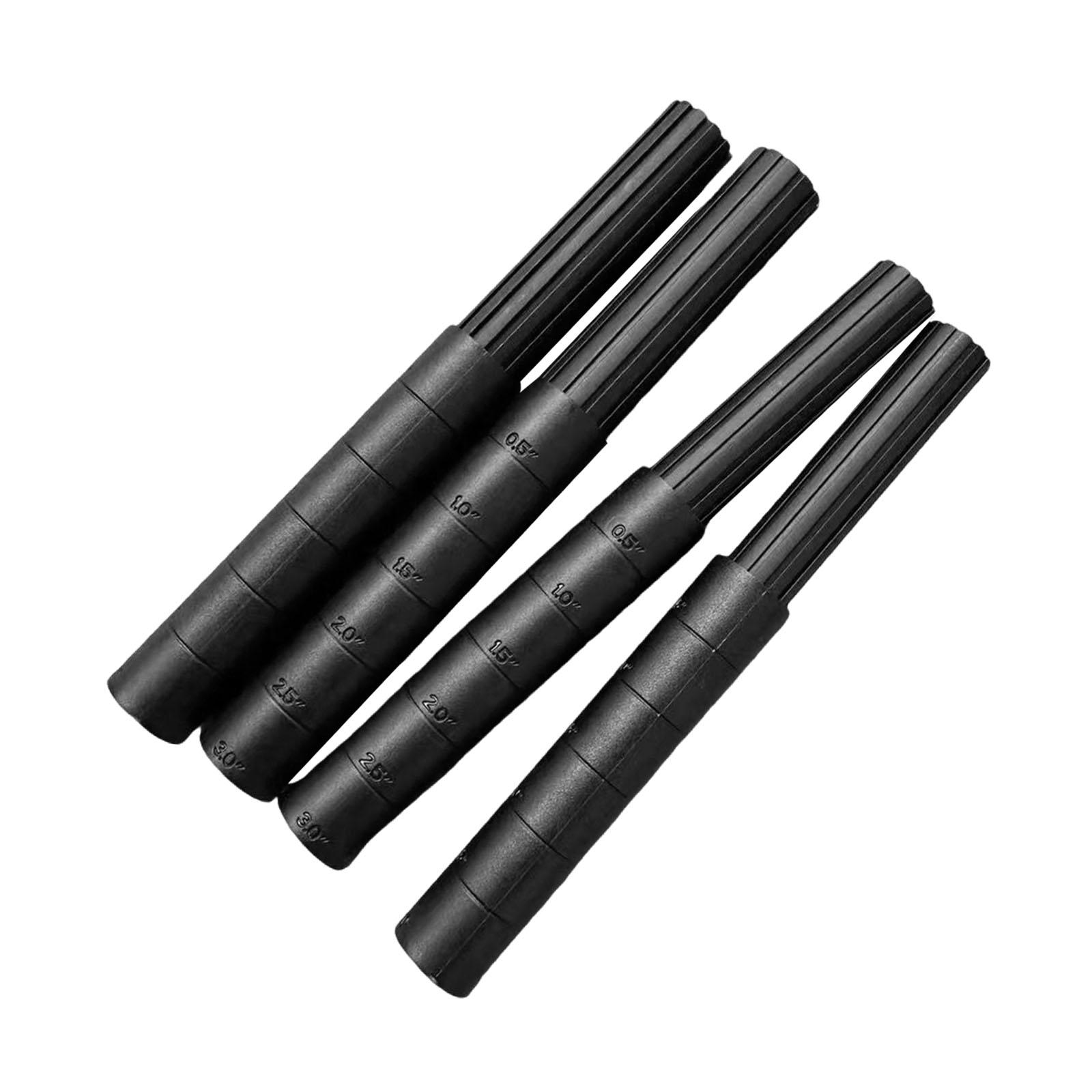 Magideal - Kit De Extensión De Palo De Golf De 4 Piezas, Práctico Kit De Reparación Y Actualización De Varillas De Extensión De Putter, Extensión De Palo De Golf