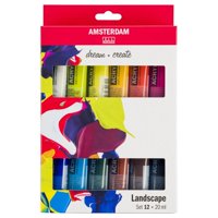 Acrílico Amsterdam Pack 12 Colores 20Ml Paisaje