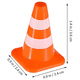 thumbnail image 2 of Xiao Hua Juego de 10 mini Conos de Tráfico, Usados para Juegos de Seguridad, Simulación de Barricadas, 0.98 X 1.38in, Naranja, 2 of 4