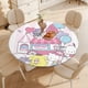 thumbnail image 4 of Sanrio-theme Fitted Round Tablecloths Elastic Edged Table Covers Waterproof Table Cloth for Kitchen Holiday Party Tables Decor 120cm, 4 of 6