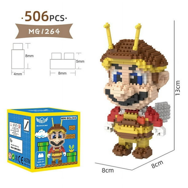 Children's Toys, Cartoon Character Figure Building Blocks, For Children Kids Student