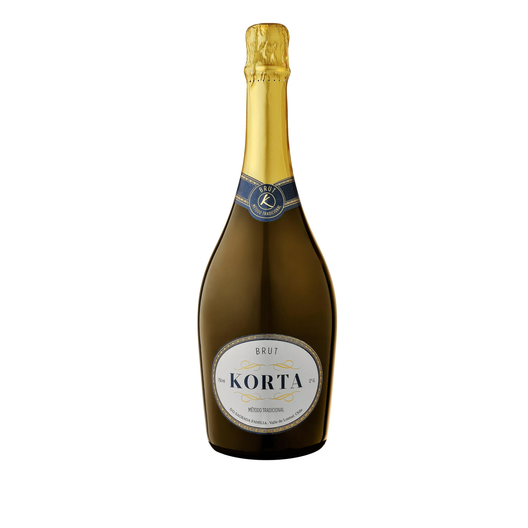 Korta - Espumante Brut, Método Tradicional, Ensamblaje Blanco, 750 Cc, 12%