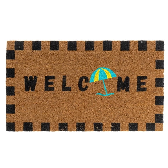 Felpudo Folkulture Welcome Outdoor, 40 x 70 cm, fibra de coco