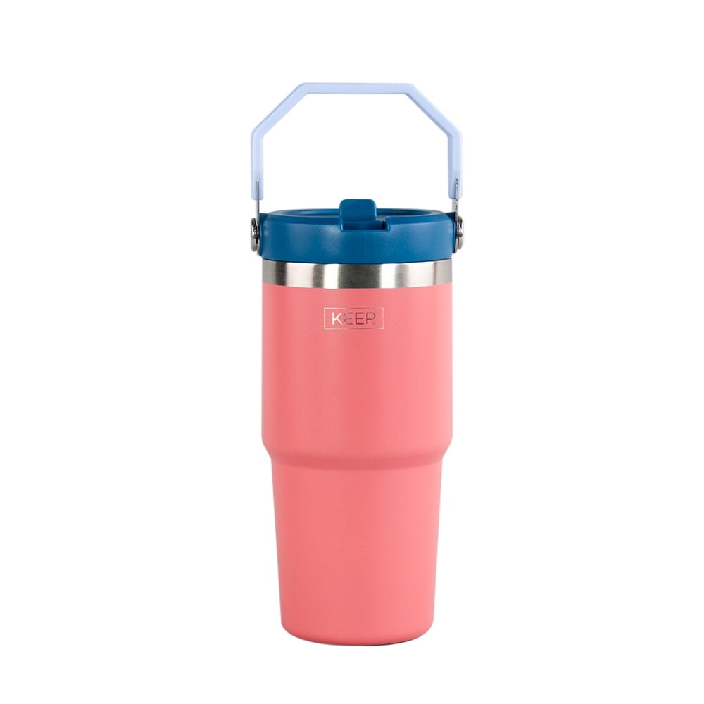 Botella Insulada Con Mango 590ml Flask Keep Coral