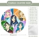 thumbnail image 2 of Funneh Krew theme Fitted Round Tablecloths Elastic Edged Table Covers Waterproof Table Cloth For Kitchen Holiday Party Tables Decor 120cm, 2 of 6