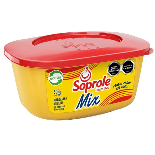 Margarina Mix Con Mantequilla Tradicional 500 g Soprole