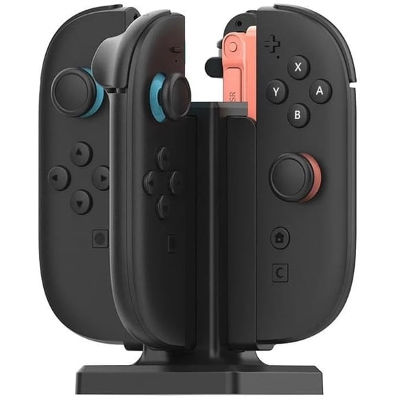 Compatible con el Dock de Carga para Gamepad de Nintendo Switch 2 con Indicador LED y Cable USB-C
