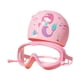 thumbnail image 5 of Gorro de natación, Gafas de natación para niños, portátiles, cómodas, de visión amplia, Gafas de natación antivaho, Gafas de natación para Equipos de Rosa, 5 of 5