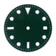 thumbnail image 1 of Esfera De Reloj De 28,5 Mm Para Movimiento 8215 2813 2836 8200 Reparación Ligera Metal Verde, 1 of 5