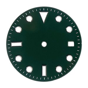 Ioensy - Esfera De Reloj De 28,5 Mm Para Movimiento 8215 2813 2836 8200 Reparación Ligera Metal Verde