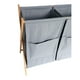 thumbnail image 5 of Cesto Doble de Ropa Torne Gris con Bolsillo, 5 of 6