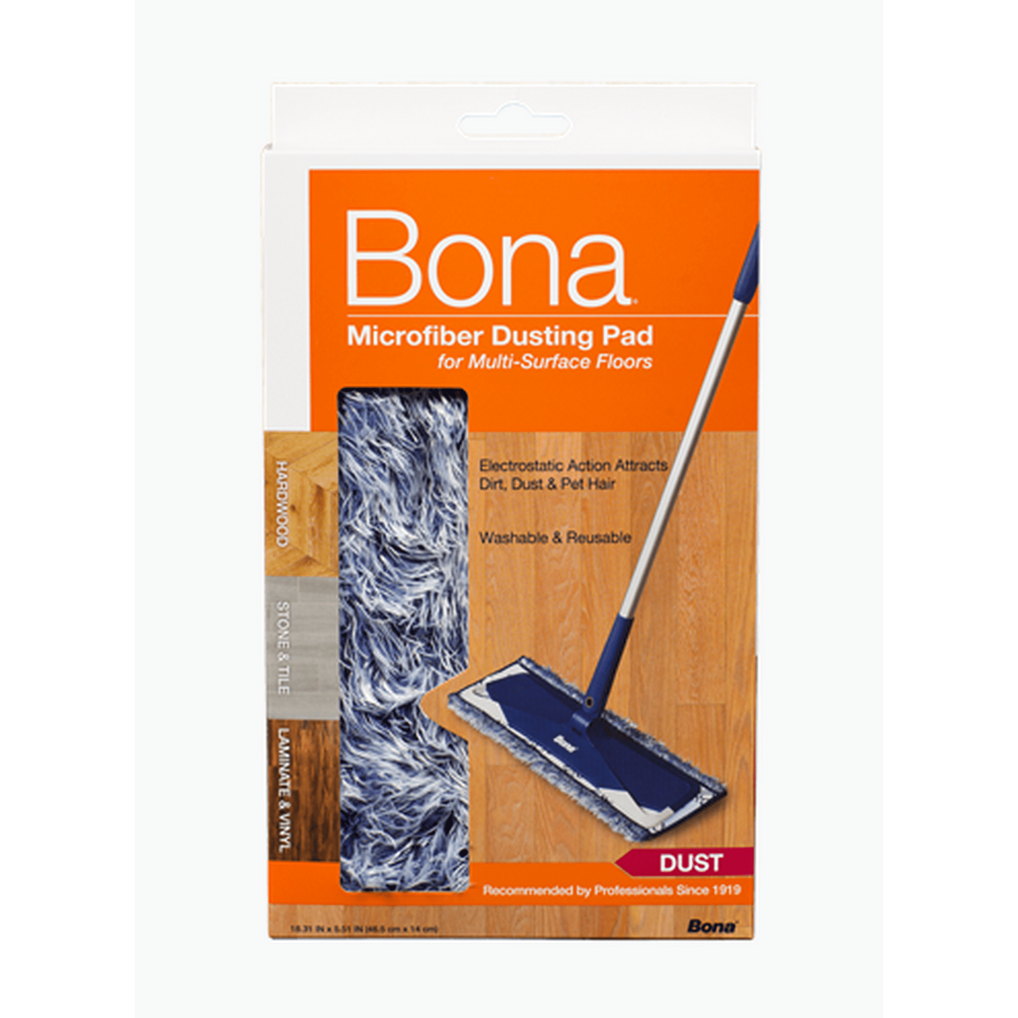 Pad Atrapa Polvo Para Mopa Bona