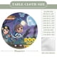 thumbnail image 2 of Rusty Rivets-theme Fitted Round Tablecloths Elastic Edged Table Covers Waterproof Table Cloth for Kitchen Holiday Party Tables Decor 150cm, 2 of 6