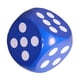 thumbnail image 3 of Dados de Espuma de 20 Cm, Aprender Matemáticas Juguetes Educativos Jugar Dados Dados de Puntos para Niños Estudiantes Carnaval úti , Azul, 3 of 5