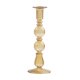 thumbnail image 3 of Candelabro De Cristal Soporte Candelabro Decoración Comedor Navidad 8.5x25cm Marrón, 3 of 5