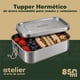 thumbnail image 2 of Tupper Acero Inoxidable Tapa Cuerpo 850ml, 2 of 10