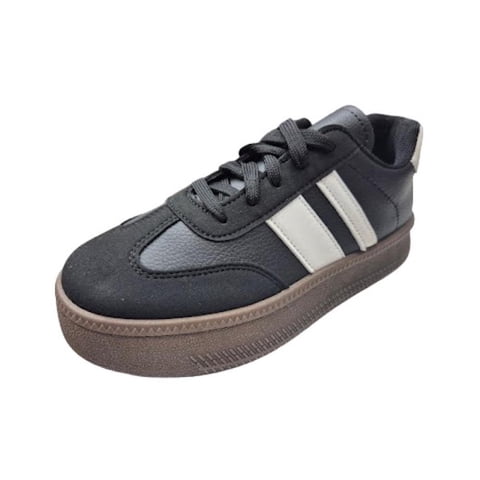 Vinnys Outlet - Zapatilla Urbana Casual Mujer Negro
