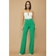 thumbnail image 1 of Saronite Pantalones CG con Detalle de Hebilla y Botones, Color Verde Kelly (para Mujer), 1 of 2