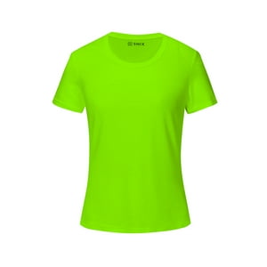 Snix - Polera Femenina Dry Fit - Verde Fluor Talla M