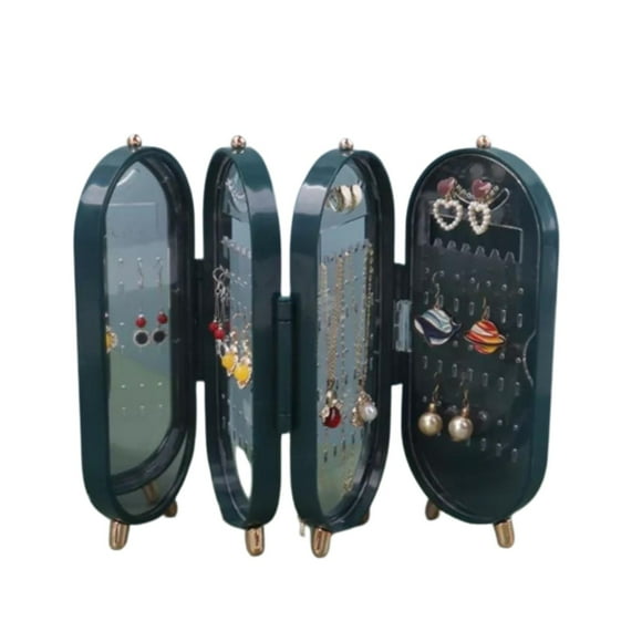 Organizador De Aros Desplegable 4 Caras 40cm Joyeria Coquette