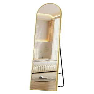Crusec - Espejo Ovalado Cuerpo Entero 160X50Cm Con Base Plegable