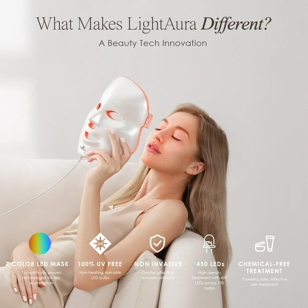 Project E Beauty Photon LEDマスク美顔器 Máscara facial LED Project E Beauty Skin Rejuvenation Photon | Lider