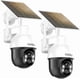 thumbnail image 1 of Cámara De Seguridad Solar Outdoor 2k Con Vista De 360° Paquete De 2, 1 of 7