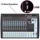 thumbnail image 3 of Mezcladora de audio Bluetooth profesional Boytone de 12 canales, grabación para PC, 16 efectos DSP,, 3 of 7