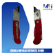 thumbnail image 3 of Cuchillo Retractil Metalico Inoxcrom Profesional + 5 Hojas, 3 of 7