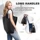 thumbnail image 4 of Paquete de 2 bolsas de compras reutilizables, plegables, grandes, con bolsillo adjunto, reutilizables, lavables a máquina para la cocina y las compras., 4 of 8