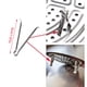 thumbnail image 2 of Vaporizador con patas extraíbles, 6 unidades, acero inoxidable, 5 cm, 2 of 6