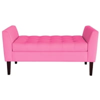 Genérico - Banqueta Baúl Patagonia Color Rosado