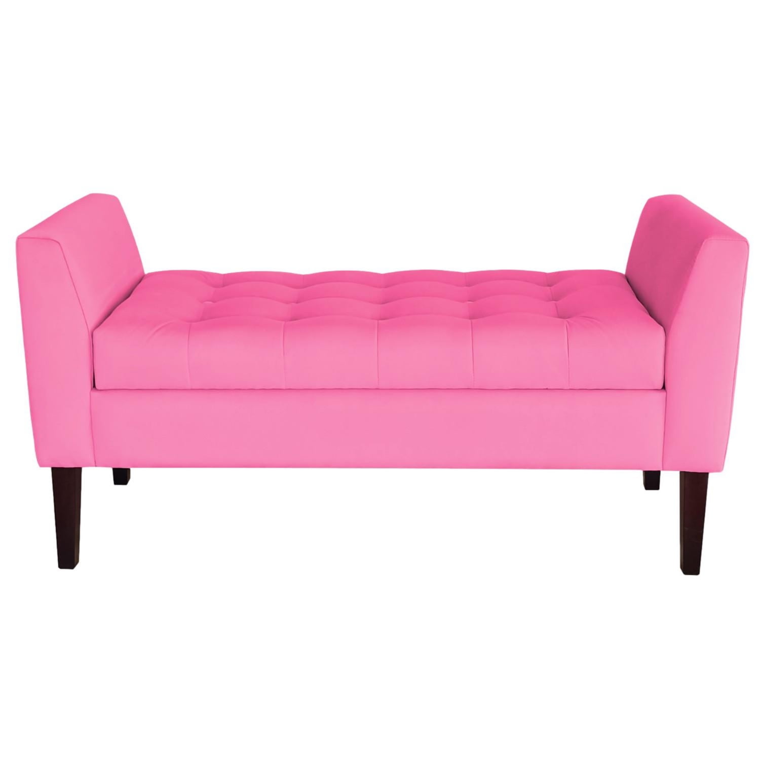 Genérico - Banqueta Baúl Patagonia Color Rosado